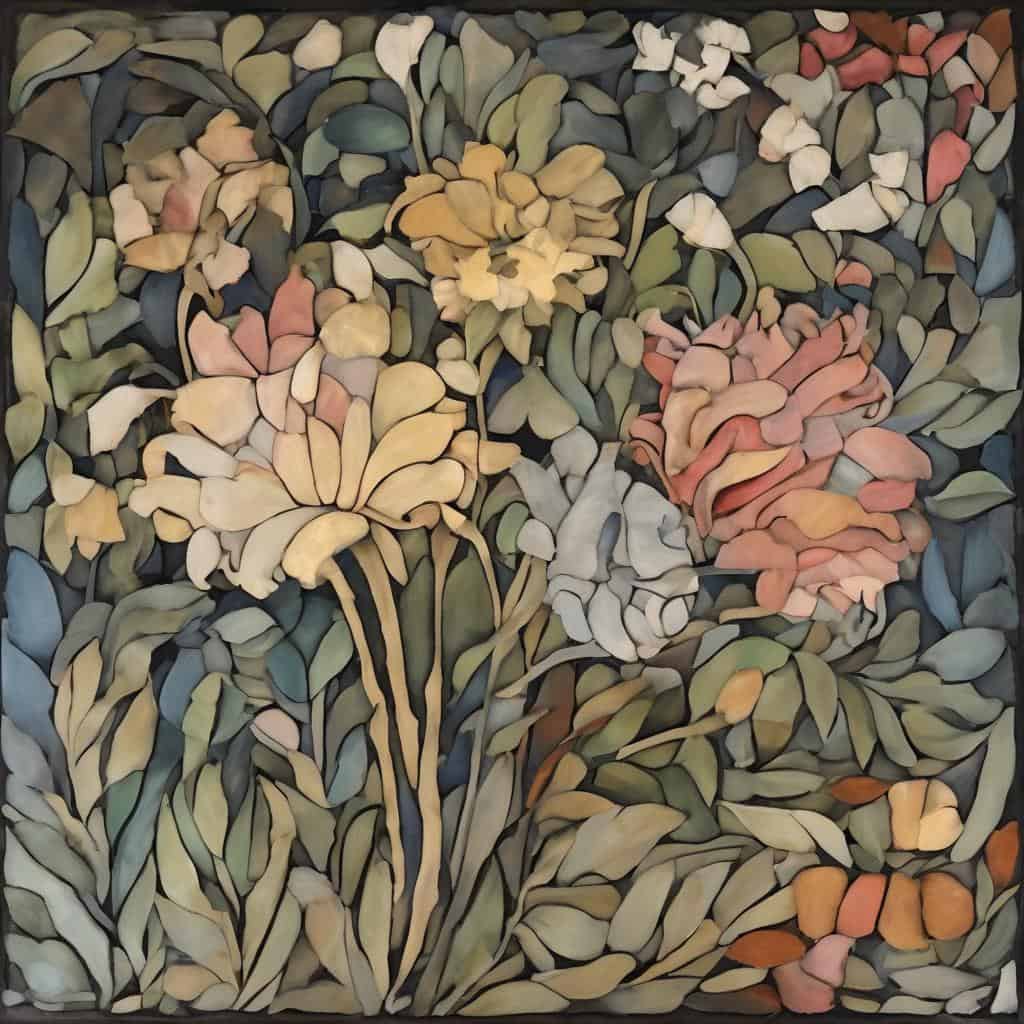 Λουλούδια σε εντυπωσιακό ζωγραφικό στυλ, ιστορικές αναλύσεις και βιογραφίες καλλιτεχνών.